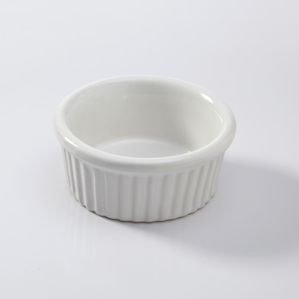 Ceramekins With Ribbed Sides