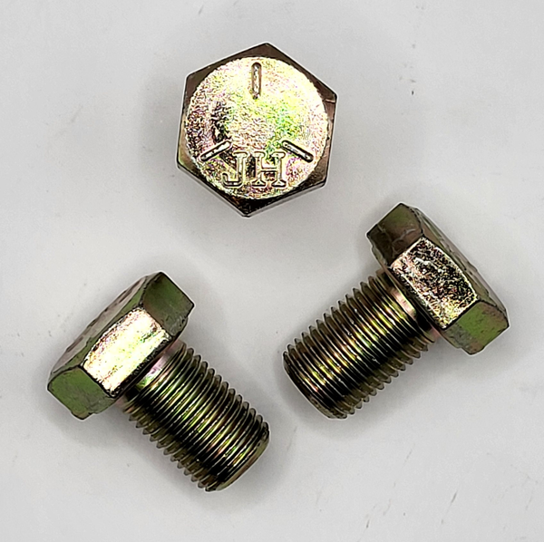 1/2" - 20 X 3/4" HEX HEAD CAP SCREW SAE J429 GR 5 ZINC YELLOW