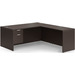 CLALD2045- Classic L-Shape Desk 71" W x 36" D with 42" Return and Box/File Pedestal- Espresso