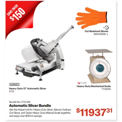 Hobart HS7N-1 2-Speed Automatic Slicer Bundle
