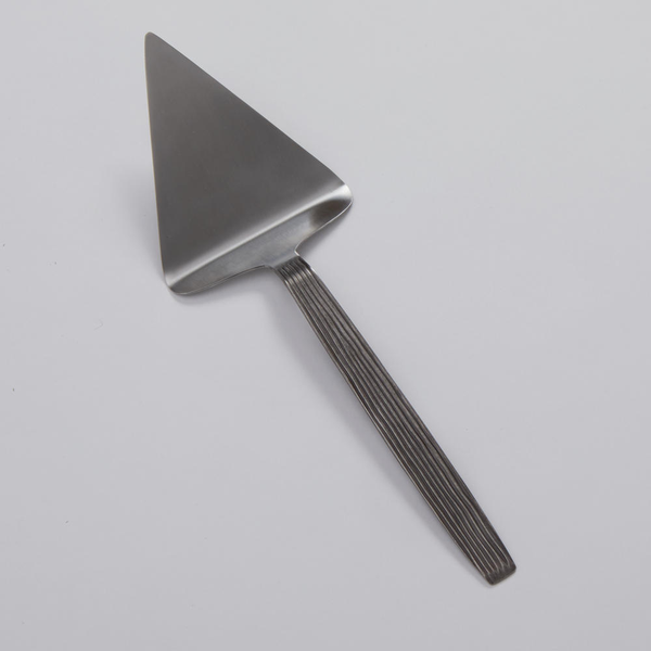 Wavy Aged Stainless Steel Hammered Buffetware