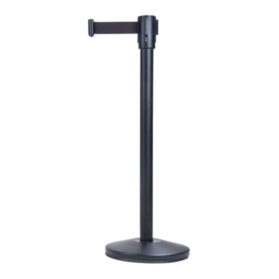 Free-Standing Crowd Control Barrier - 7' Black Tape