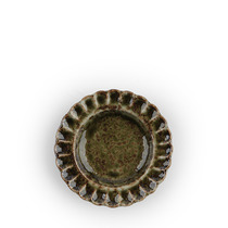 Sauce Dish Crimp Moss 3.5"