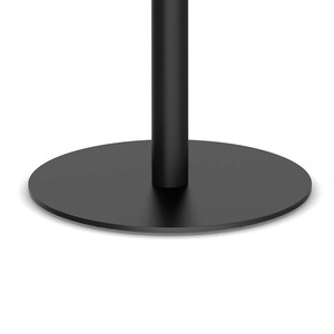 PLTRBBASE23 - ROUND METAL TABLE BASE- BLACK (Base only)