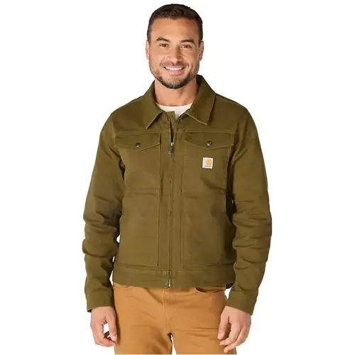 Rugged Flex® Relaxed Fit Duck Jacket - Burnished Logs