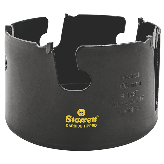 STARRETT MPH0418 4-1/8'' (105mm) Carbide Tipped Multi-Purpose Hole Saw