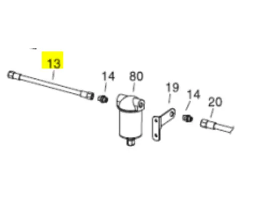 Veloci Heater 1/4" Flexible Fuel Line - 420mm 
