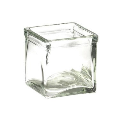Cal-Mil C4X4GLCN 4"W x 4"D x 4"H Storage Jar/Bin