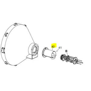 Veloci Heater Replacement Blast tube - Fire 155