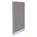PGF6742 NON-POWER Glazed Webb Panel - 67"H x 42"W Aspen Fabric, Silver