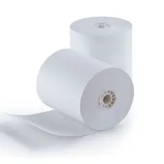 3" X 165' WHITE BOND RECEIPT PAPER ROLLS 50 RL/CS 7055