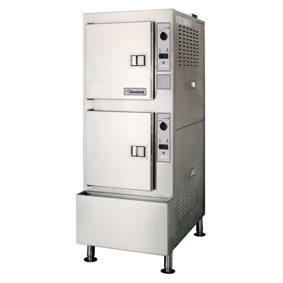 Cleveland Range 24CGA10.2@NQS Std Mcs Controls) Steamcraft Gemini 10 Convection Steamer (24CGA10.2NMCSQS - NAT GAS