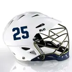 1 Color Custom Font Die Cut Number Decals - Lacrosse