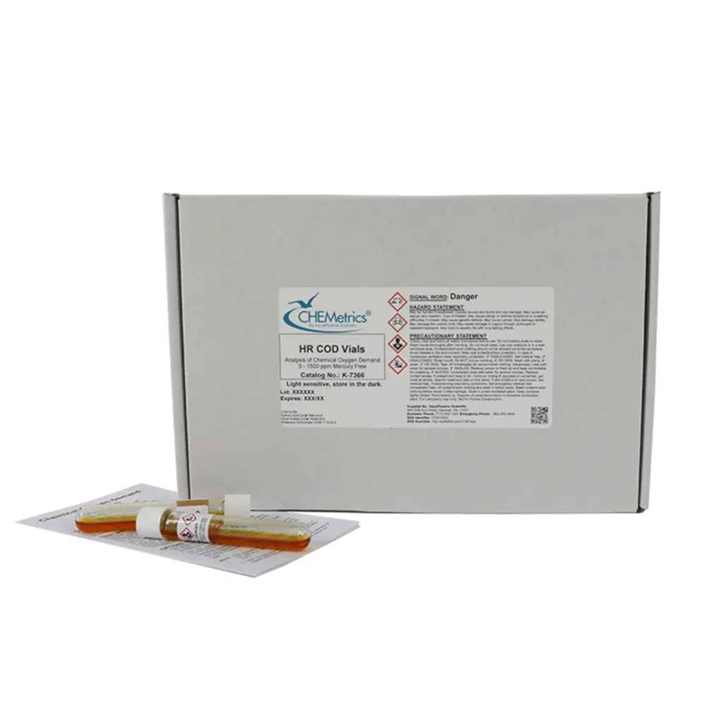 CHEMetrics Chemical Oxygen Demand (COD) Vials