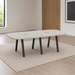 SIGAR7636N - 8 ft. Arena Conference Table w/Black Metal VA Leg