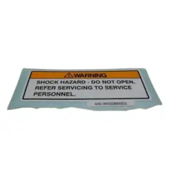 STICKER W DO NOT OPEN SRC