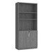 PL156 71"H BOOKCASE- Newport Gray
