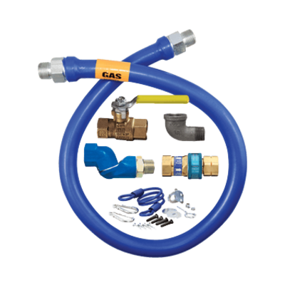 Dormont Manufacturing 1650KITS48 Dormont Blue Hose Moveable Gas Connector Kit 1/2" Dia.