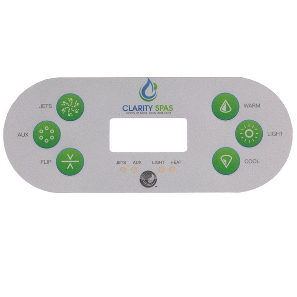 Master Spa Celebrity TP600 6 Button Topside Overlay X509101