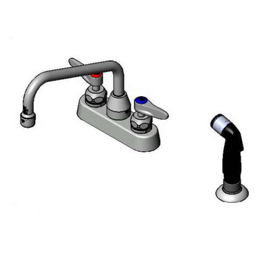 T&S Brass B-1171-CR Workboard Mixing Faucet Deck Mount