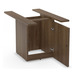 PLCUBED20 20" CUBE BASE WITH DOOR- MODERN WALNUT