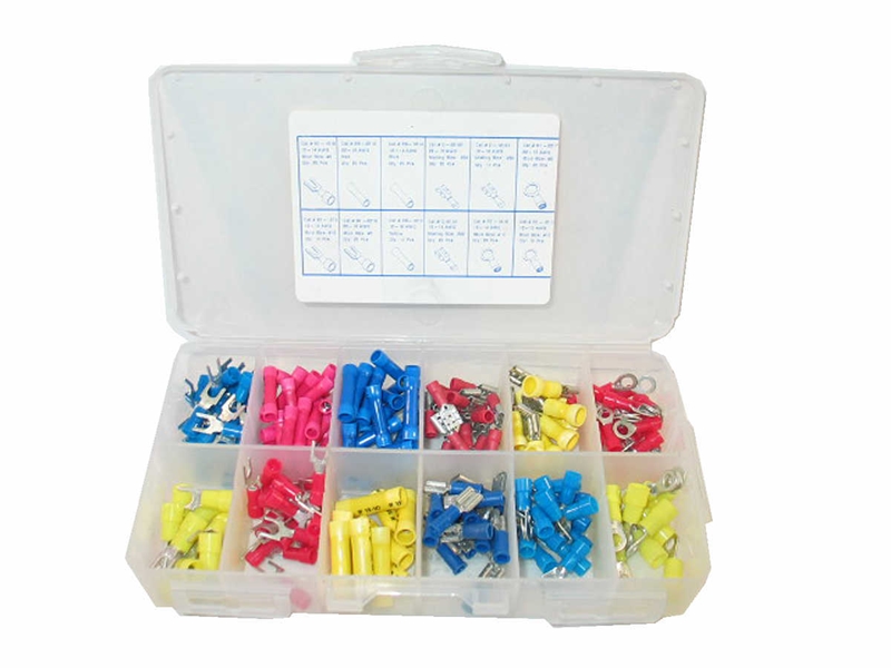 Allied Innovations WIRE TERMINAL KIT ASSORTED SIZES (200 PIECES)
