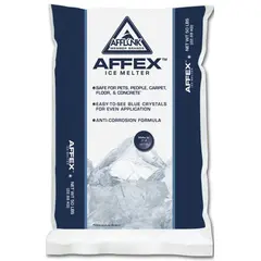 50 LB AFFEX ICE MELT BAG, -7°F/-21°C, SODIUM CHLORIDE AND MAGNESIUM CHLORIDE MIX 10294