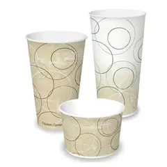 5 OZ PAPER COLD CUP, CHAMPAGNE SWIRLS, DMR-5  2500/CASE