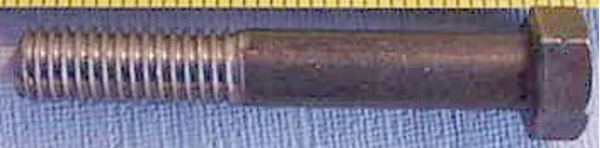 3/8" - 16 X 2 3/8" HEX HEAD CAP SCREW SPECIAL THREAD LENGTH 13/16" TL SAE J429 GR 8 PLAIN PER PRINT