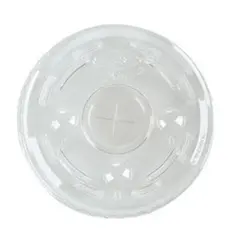 DISCONTINUED L24C 12-24 OZ CLEAR PLASTIC LID WITH STRAW SLOT FOR DART 12-24 OZ CUPS, 1000/CS
