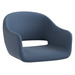 6801- SARON GUEST CHAIR-  BLUE (TUB ONLY, BASE NOT INCLUDED)