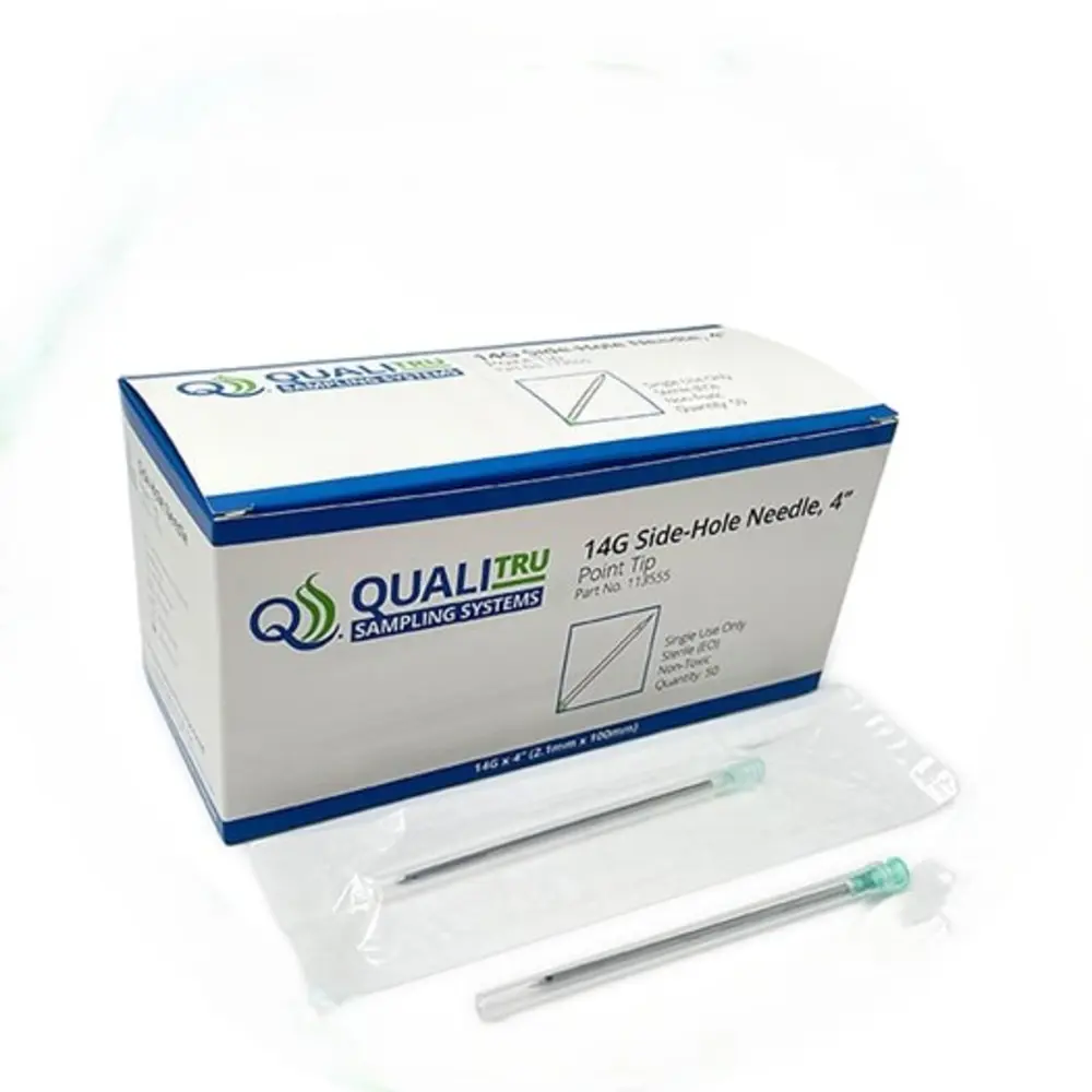 Qualitru 14-Gauge Side-Hole 4" Needle