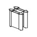 PL36ELPBASEP2 ACCCENT END PANELS (2 PACK)- ASPEN/BLACK