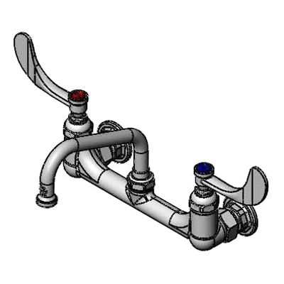 T&S Brass B-0232-WH4 Pantry Mixing Faucet Double