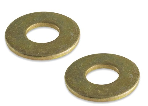 43MM X 75MM X 6.5MM FLAT WASHER 1044 - 1045 STEEL ZINC YELLOW PER PRINT