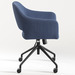CHK68091BLU0701 - SARON GUEST CHAIR - Blue with 4 Prong base