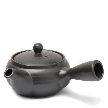 Teapot Kyu Banko Hira Lava Grey