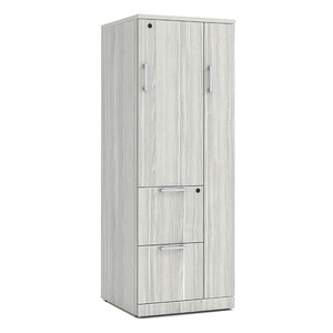 PL207 65" WARDROBE/STOARGE CABINET- Silver Birch