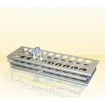 Page & Pedersen QuickCheck Stainless-Steel Sample Vial Rack for Cryoscopes
