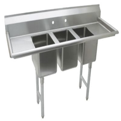 Advance Tabco K7-CS-21 3-Compartment Convenience Store Sink