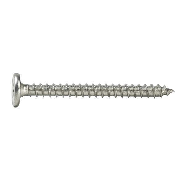 #10 x 2" Pancake Head 300 Series Stainless Steel