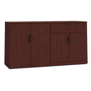 CLAST1025N, Lateral Storage Credenza w/Buffet Drawer - Mahogany
