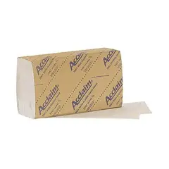 20904 GEORGIA PACIFIC WHITE SINGLE FOLD TOWEL, 9.25 X 10.25, 250/PK 16 PK/CS