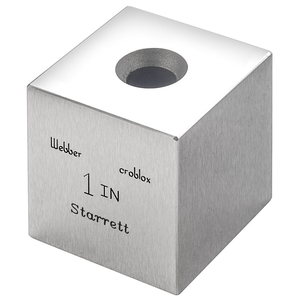 STARRETT SC 1.000 AA Square Croblox Gage Block - 1.000 In., Grade AA