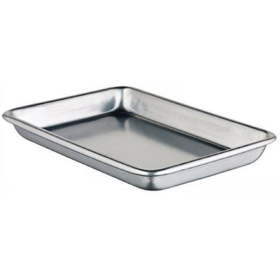 Winco ALXP-0609 6.5" x 9.5" Eighth Size Aluminum Sheet Pan