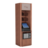 Axis Designs IMMC-2496 Premium In-Line Merchandiser Microwave Cabinet