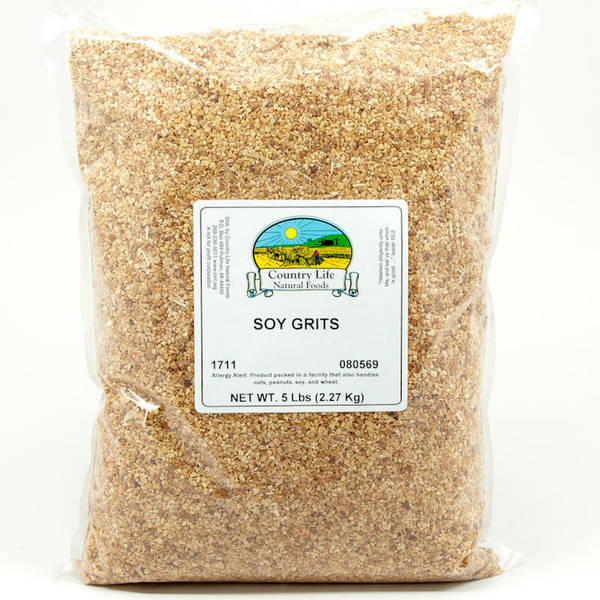 Country Life Natural Foods Soy Grits Toasted