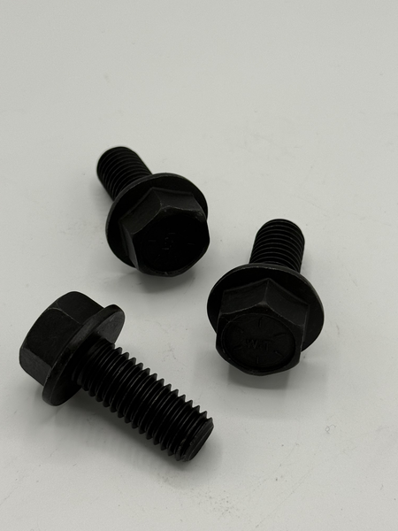 1/4" - 20 X 3/4" IFI-111 HEX FLANGE SCREW SAE J429 GR 8 ZINC PHOSPHATE AND OIL