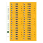 Shelf ID Adhesive Sticker Sheets