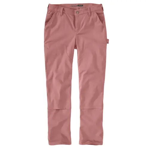 CARHARTT 105999 - WOMEN'S DOUBLE-KNEE PANT - RELAXED FIT - RUGGED FLEX® - CANVAS - Rose Tint